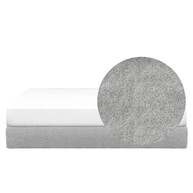 ESSENTIALS King Box Bed - Mink Grey (Pet Friendly) - 1