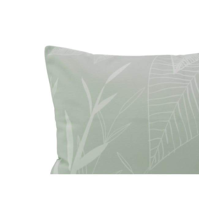 Val Plush Lumbar Cushion Cover - Mint - 1