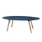Carsyn Oval Coffee Table - Marine Blue
