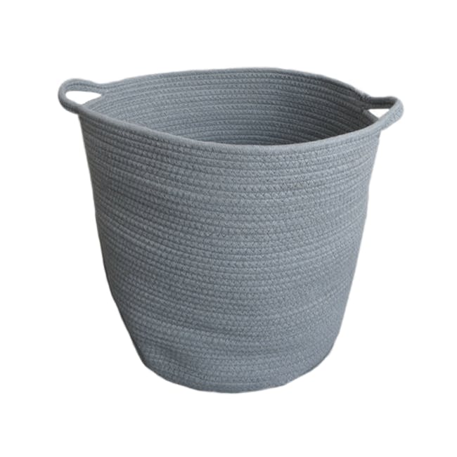Celine Cotton Rope Bucket - Grey - 0