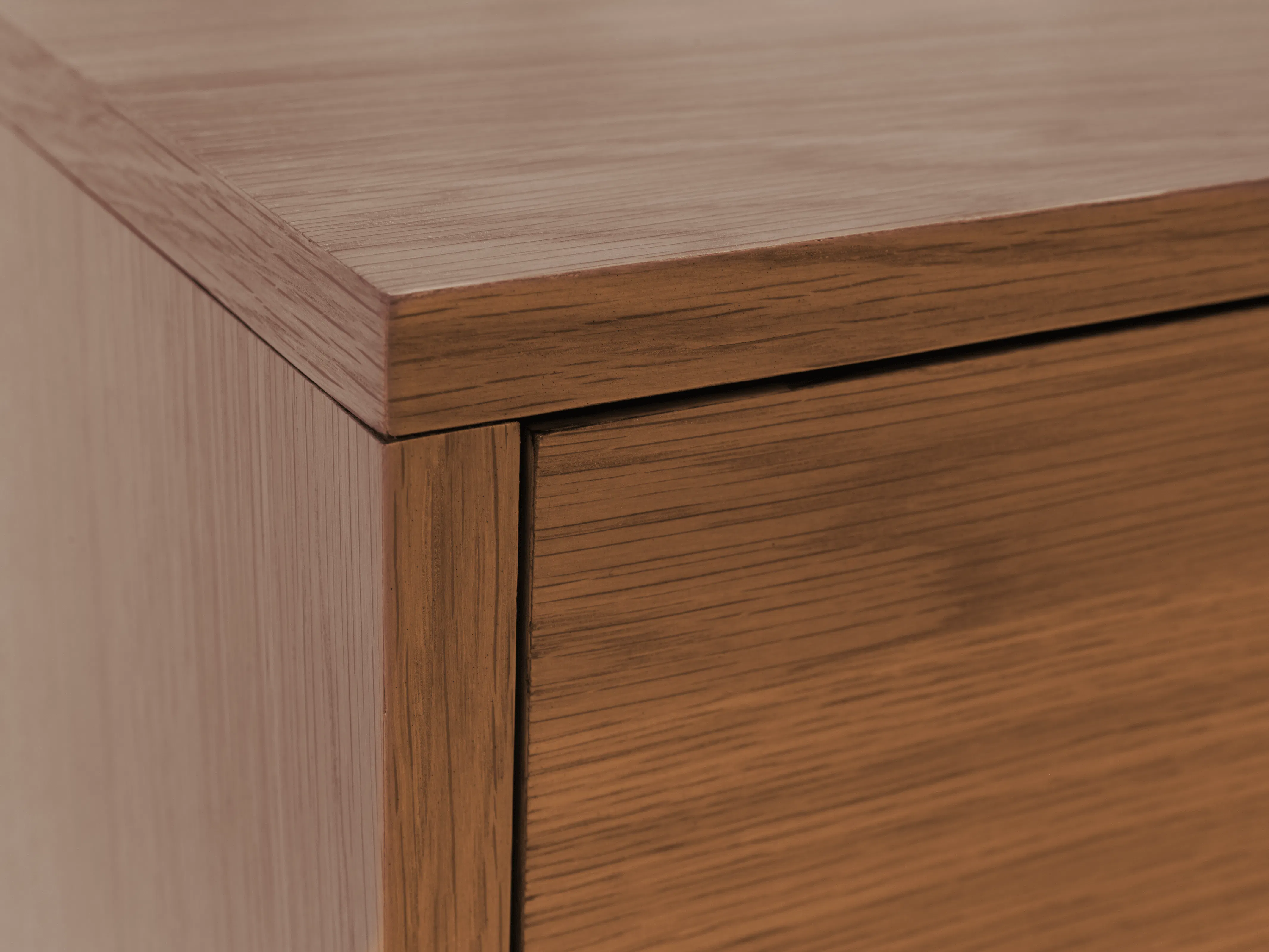 Kyoto Twin Drawer Bedside Table - Walnut - 9