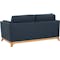 Elijah 2 Seater Sofa - Navy (Fabric) - 3