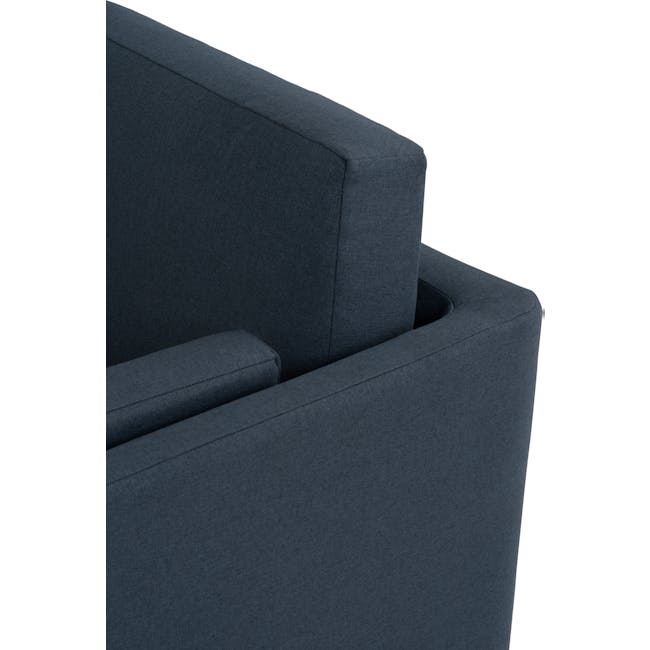 Elijah 2 Seater Sofa - Navy (Fabric) - 6