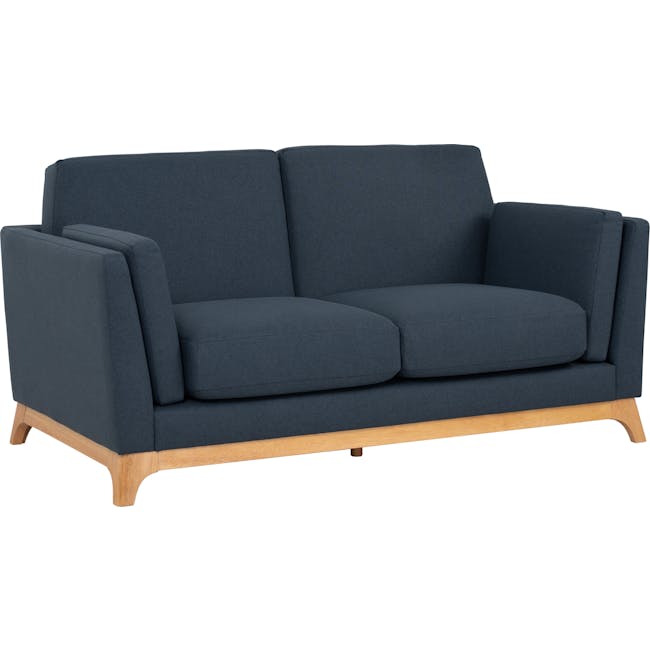 Elijah 2 Seater Sofa - Navy (Fabric) - 1