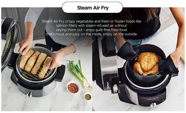 Ninja Foodi Smart 11-in-1 Multi Cooker with SmartLid OL550 - 3