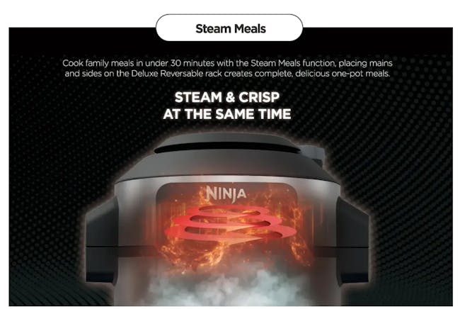 Ninja Foodi Smart 11-in-1 Multi Cooker with SmartLid OL550 - 7