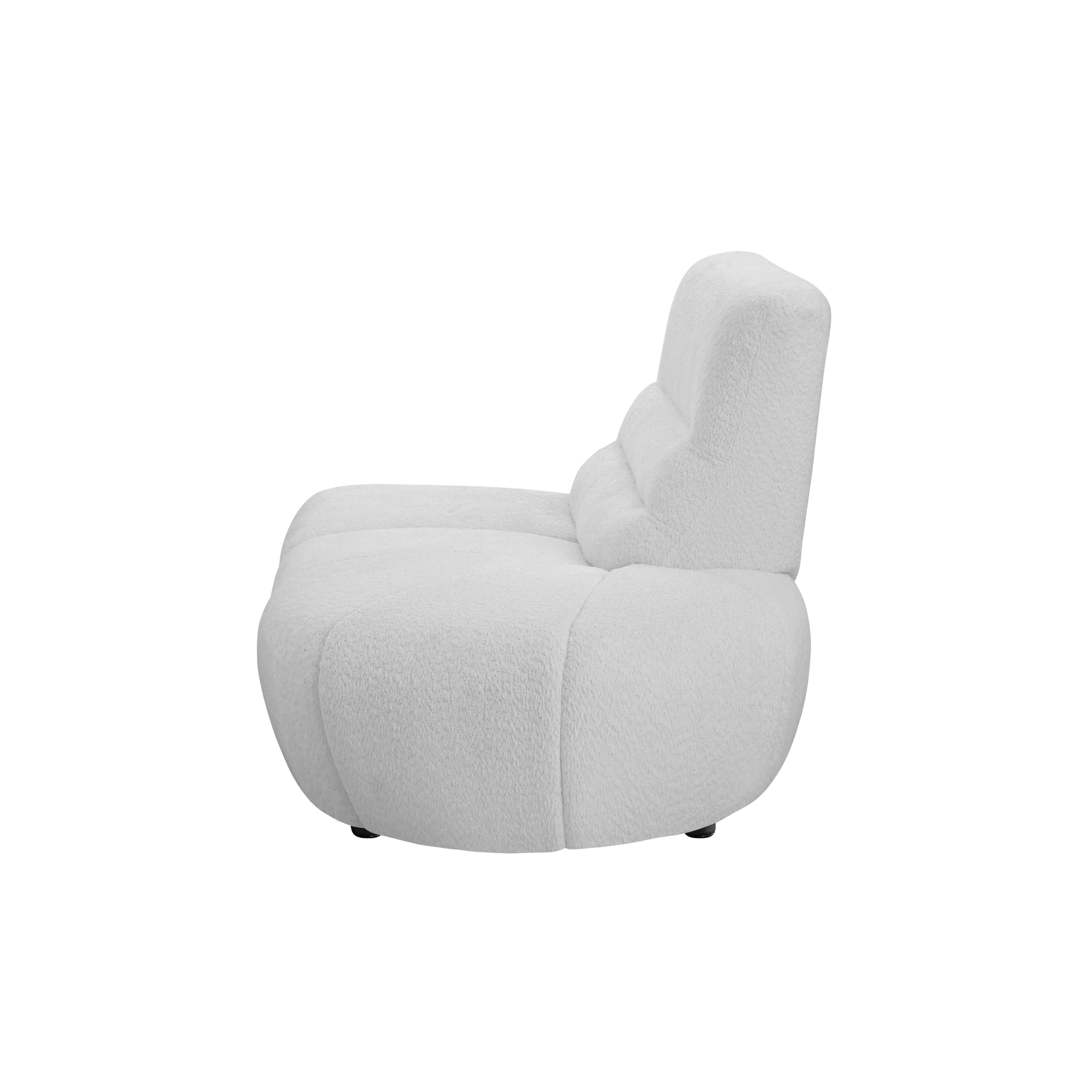 Tara 3 Seater Extended Sofa - Grey - 23 - Luxurious, plush, white, modern, ergonomic, comfortable, high-backed, soft