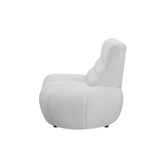 Tara 3 Seater Extended Sofa - Grey - 23 - Luxurious, plush, white, modern, ergonomic, comfortable, high-backed, soft