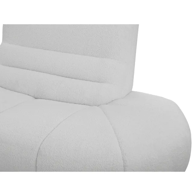 Tara Large Corner Sectional Extended Sofa - Grey - 26 - Luxurious white upholstered sofa, Soft, plush fabric upholstery