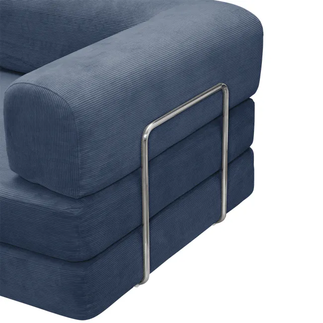 Eddie 3 Seater Sofa - Aegean Blue - 12