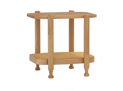 Winette Rattan Side Table - Natural