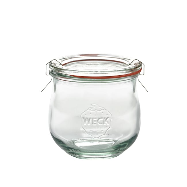 Weck Jar Tulip with Glass Lid and Rubber Seal (6 Sizes) - 3