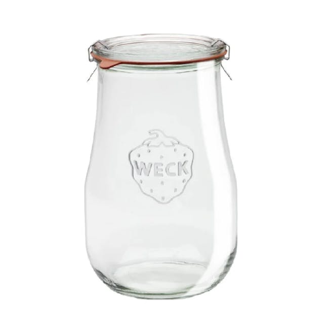 Weck Jar Tulip with Glass Lid and Rubber Seal (6 Sizes) - 8