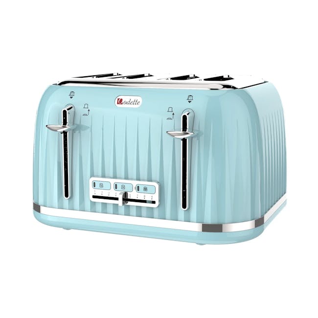 Odette Jukebox 4-Slice Bread Toaster - Mint - 0