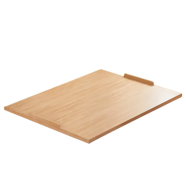 Akira Queen Modular Floor Platform Bed - Oak - 1