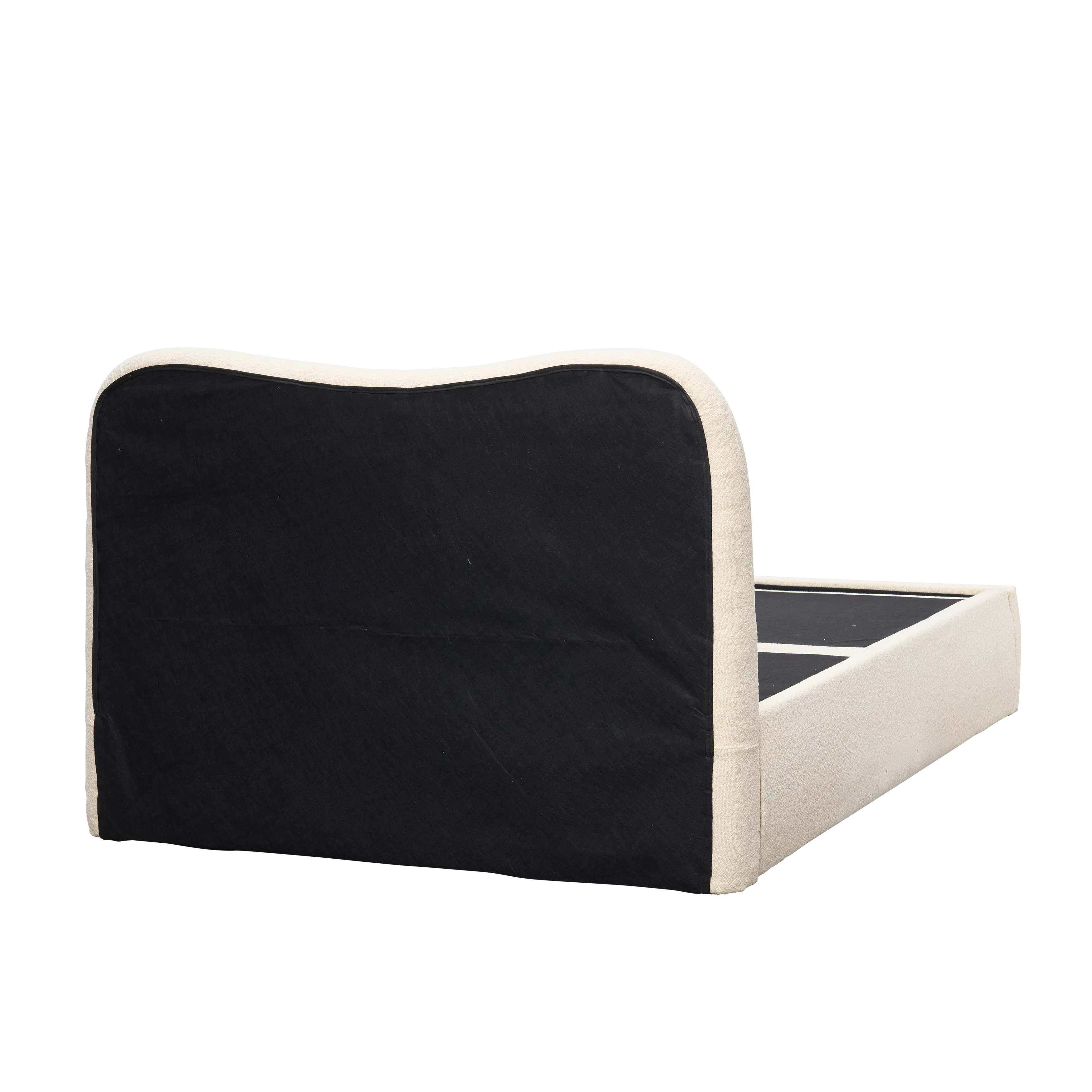 Arianna King Storage Bed - Ivory Boucle - 9