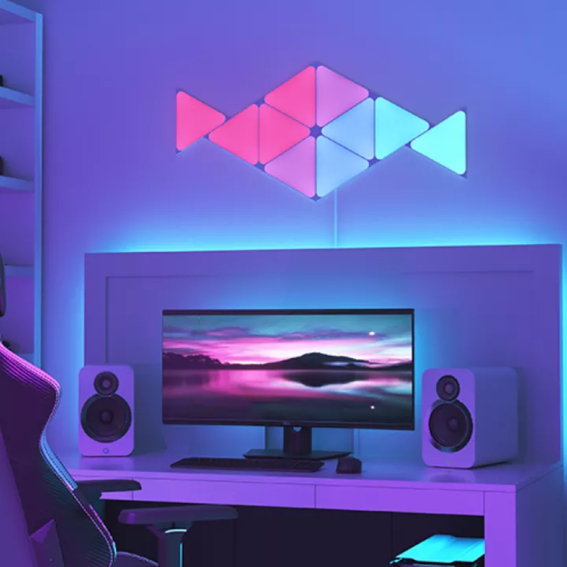 nanoleaf triangle 9 panel designs