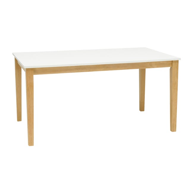 Paco Dining Table 1.5m - Natural, White - 2
