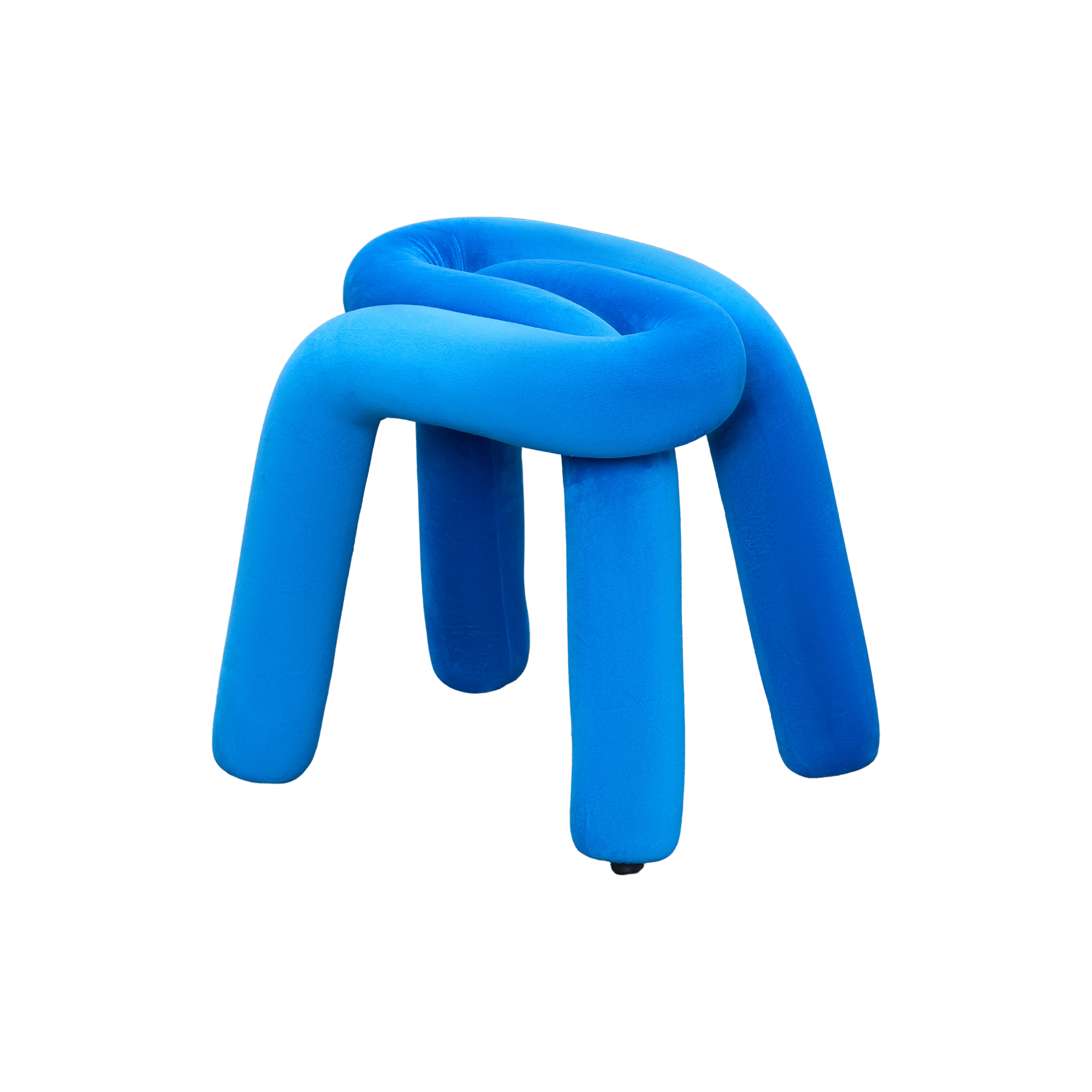 Pilo Stool - Cerulean Blue (Velvet)