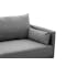 Emerson 3 Seater Sofa in Charcoal Grey with Ormer Lounge Chair in Titanium (Faux Leather) - 7