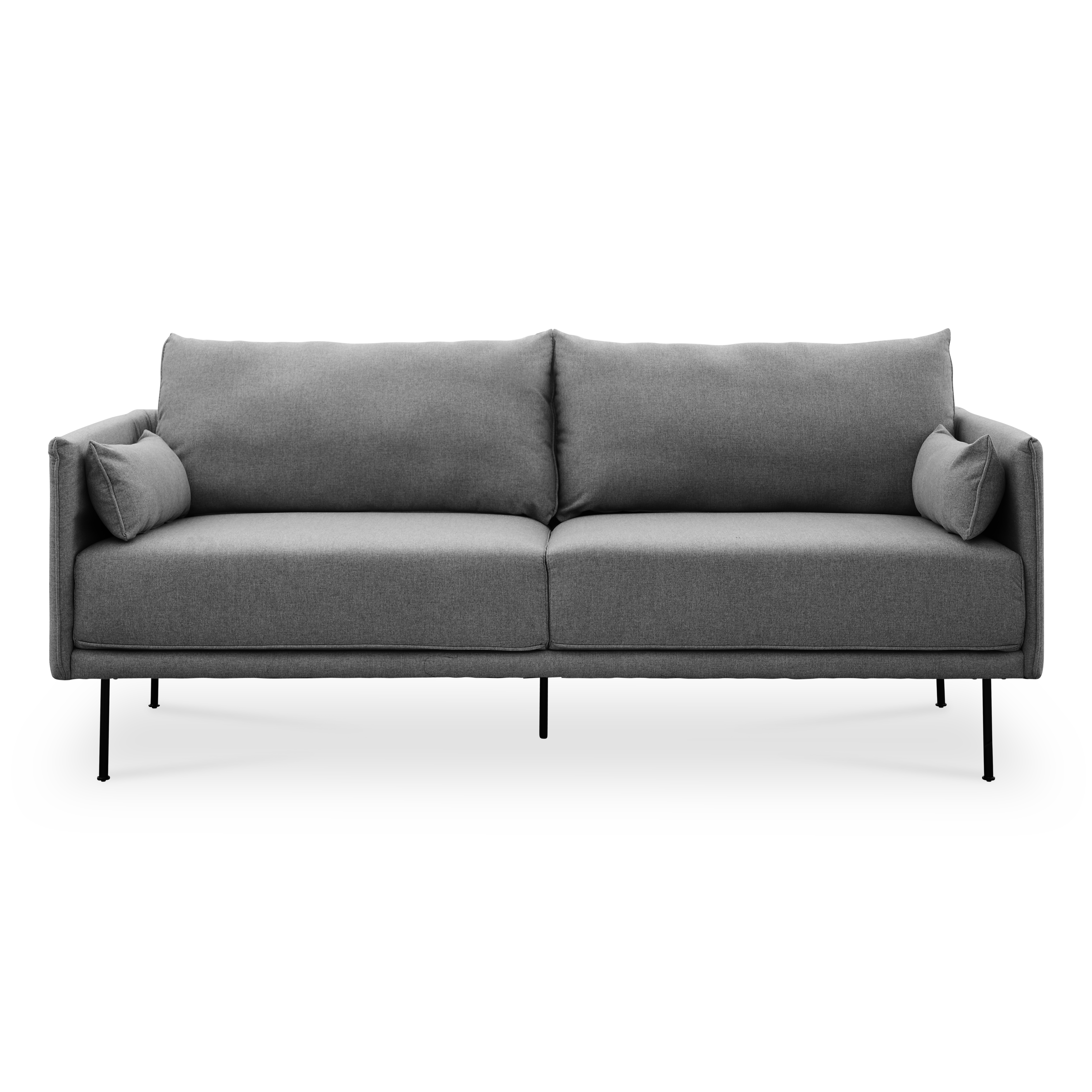 charcoal grey 3 seater sofa