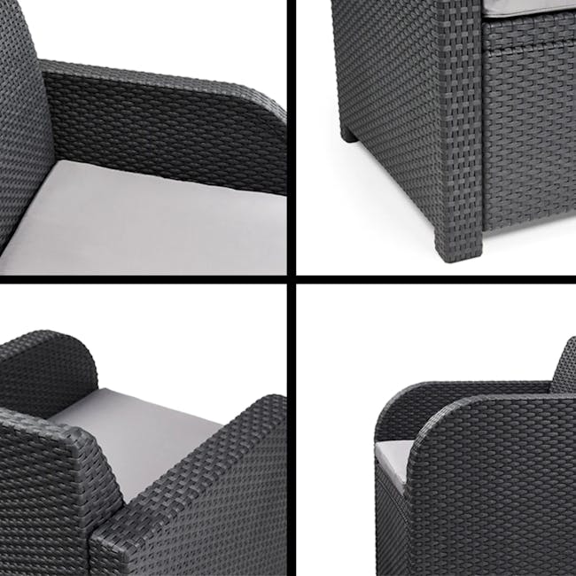 Georgia Sofa Set - Cappucino - 2