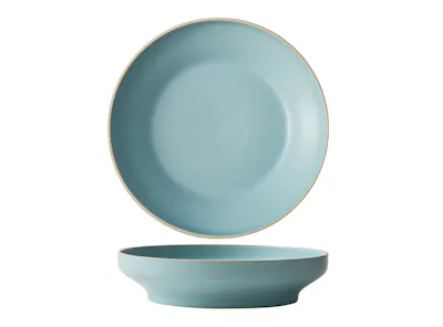 Luzerne Mod Deep Coupe Plate - Frosted Blue (3 Sizes)