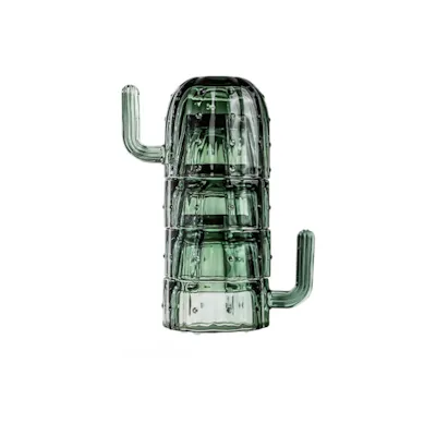 Cactus Glass Cup (Set of 4)
