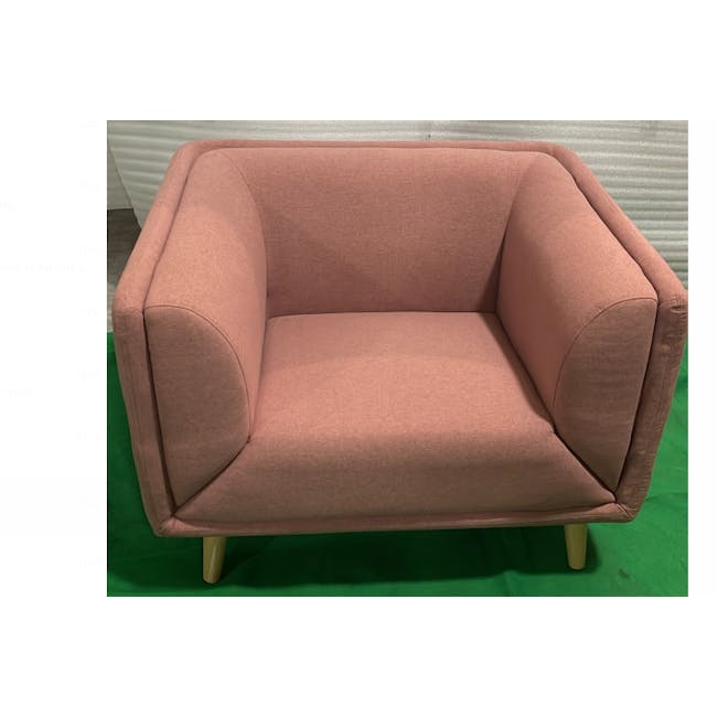 (As-is) Audrey Armchair - Blush - 1