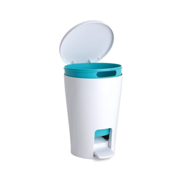 Tatay Bathroom Dustbin 5L - Turquoise - 1