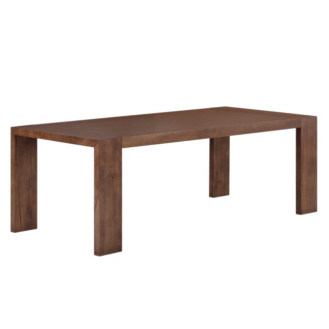 (As-is) Clarkson Dining Table 2.2m - Cocoa - 5 - 6