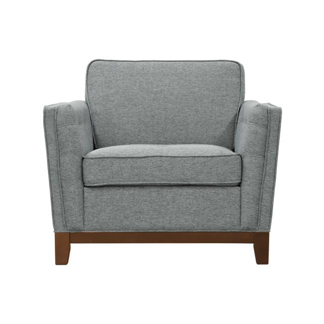 Byron 3 Seater Sofa with Byron Armchair - Siberian Grey - 9