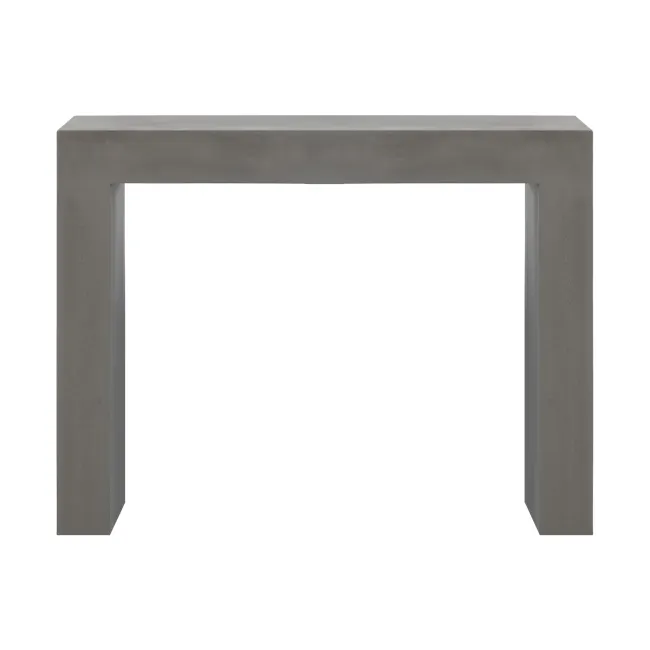 Ryland Concrete Console Table 1m - 3 - Modern concrete bench, minimalist design, industrial aesthetic, gray concrete