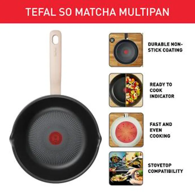Tefal So Matcha IH Deep Frypan 24cm (G17964) - 3