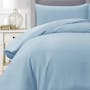 Hillcrest Comfy Lux Solid 988TC Fitted Sheet Set – Blue (4 Sizes) - 5