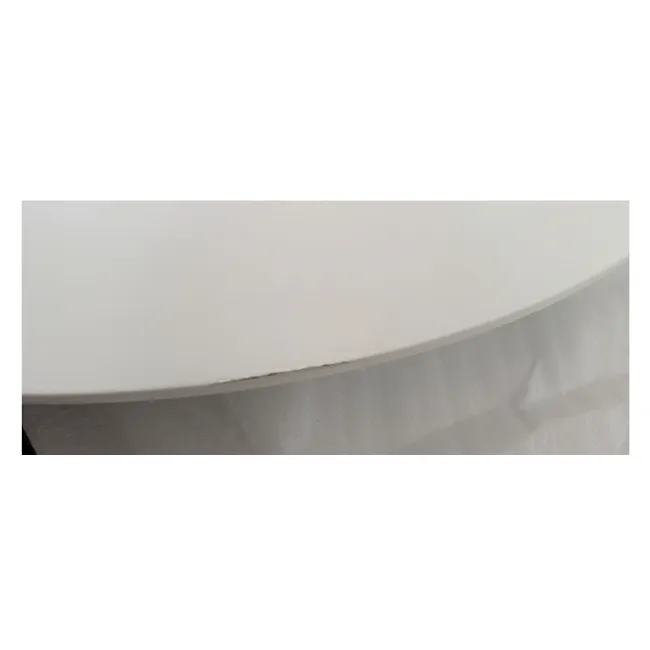 (As-is) Harold Round Dining Table 1.05m - Natural, White - 8 - 4