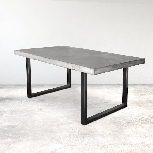 Titus Concrete Dining Table 1.8m - 1