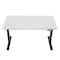 X1 Adjustable Table - Black frame, White MFC (3 Sizes)