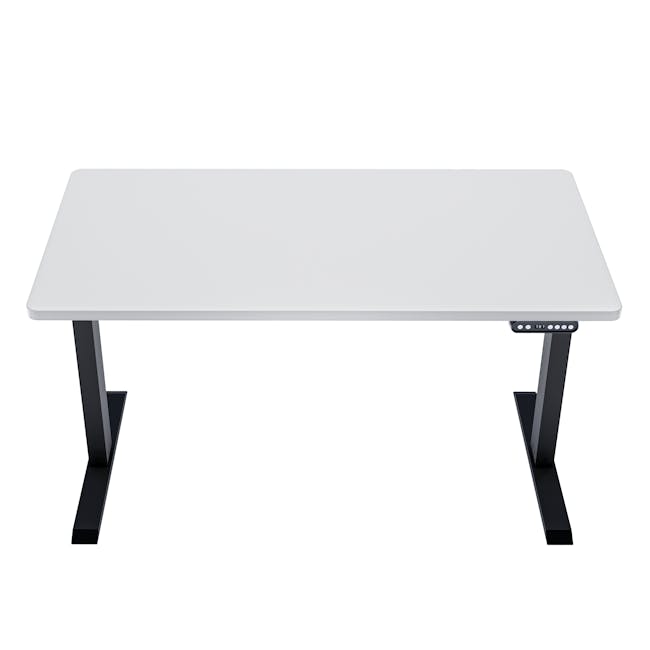 X1 Adjustable Table - Black frame, White MFC (3 Sizes) - 0