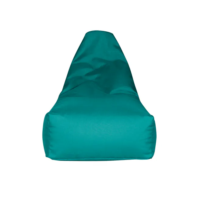 Milly Bean Bag - Teal - 5 - Teal fabric, soft and smooth, cushioned, ergonomic, comfortable, breathable, breathable fabric