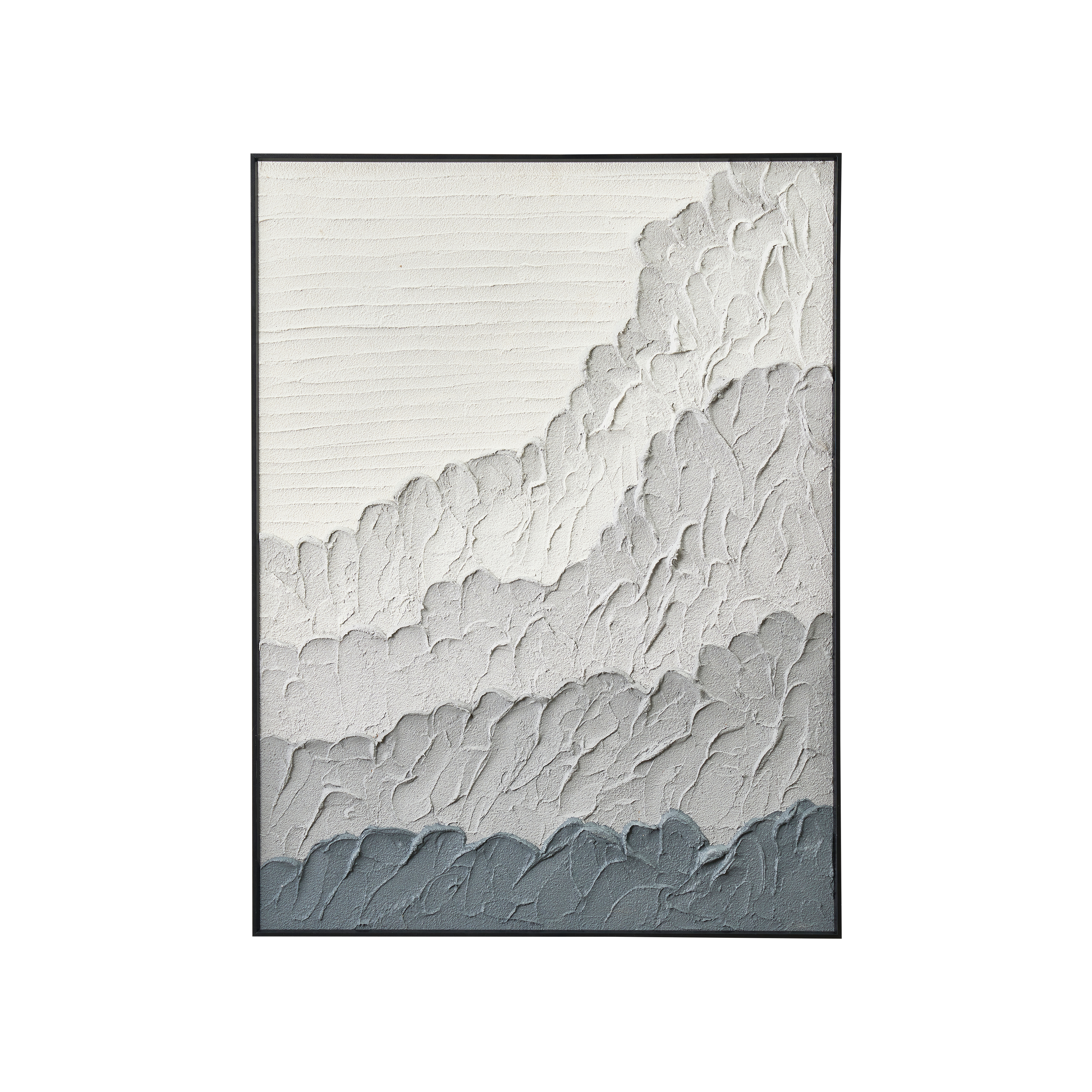 Layered Tranquility 3D Textured Painting 60 x 80 cm