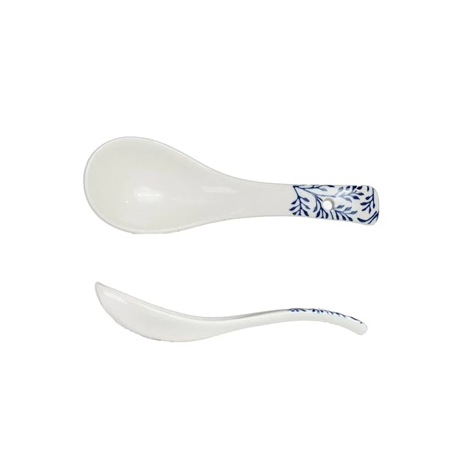 Table Matters Floral Blue Spoon (2 Sizes) - 0