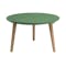 Carsyn Round Coffee Table - Pickle Green