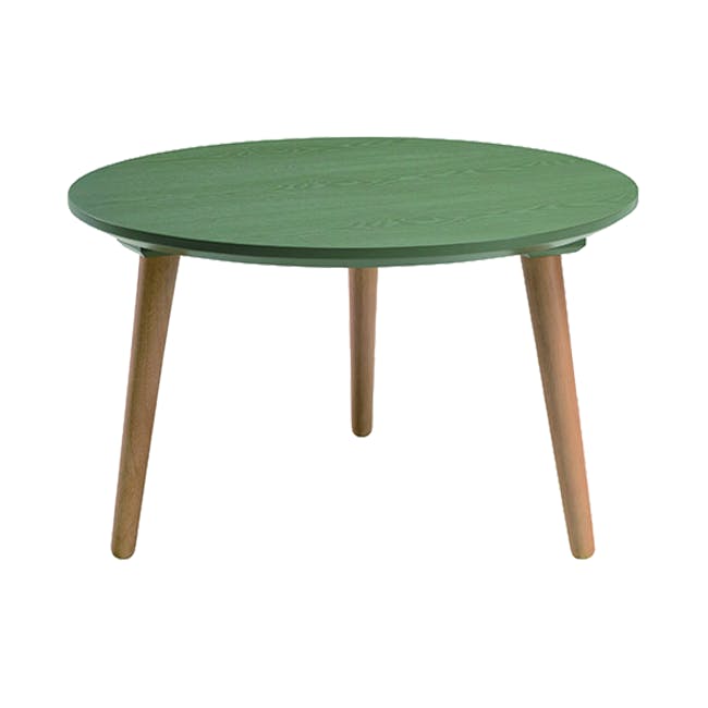 Carsyn Round Coffee Table - Pickle Green - 0
