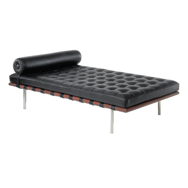 Benton Daybed - Black (Genuine Cowhide) - 2