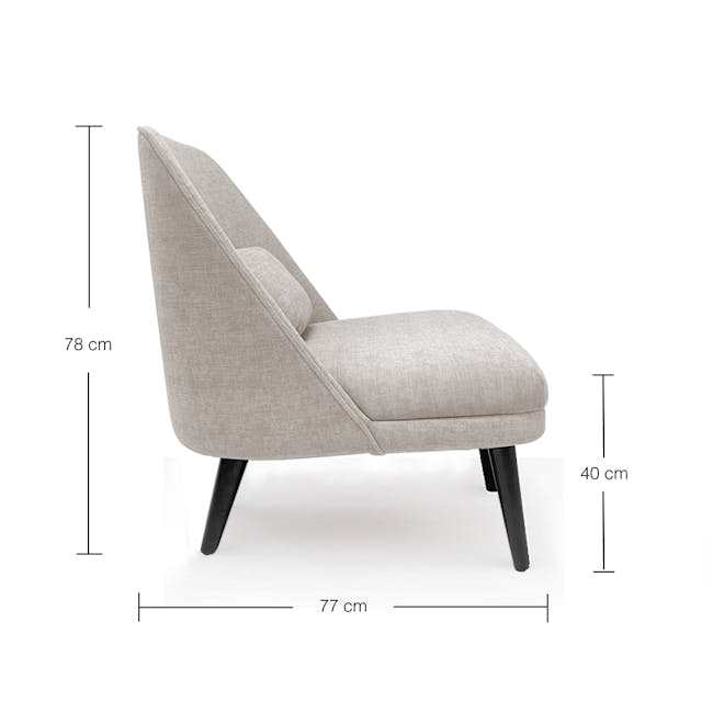 Siena Lounge Chair - Light Grey - 8