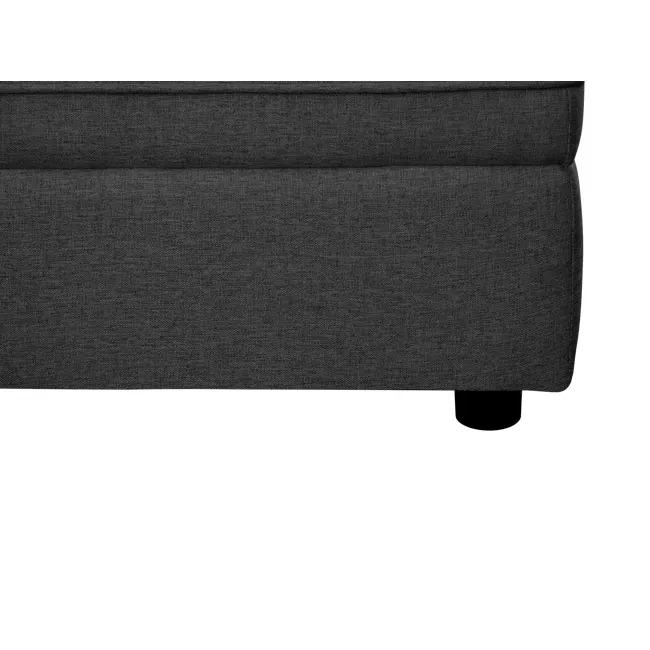 Cameron Corner Unit - Orion (Fabric) - 5 - Dark gray fabric upholstery, Upholstered chair design, Upholstered sofa