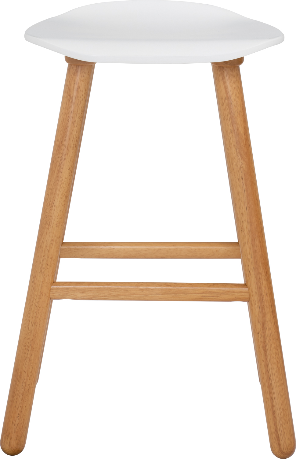 Kaito Counter Stool Natural, White, Kaito by HipVan HipVan