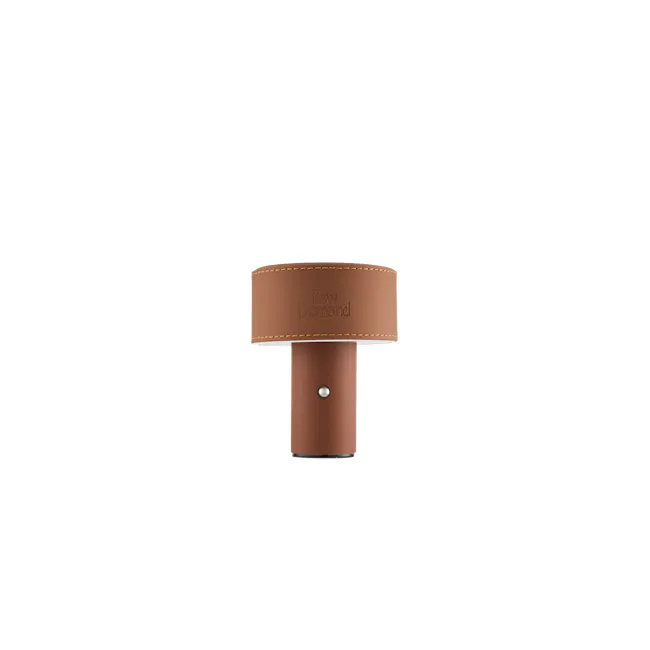 New Demand LED Table Lamp - Brown (Faux Leather) - 1