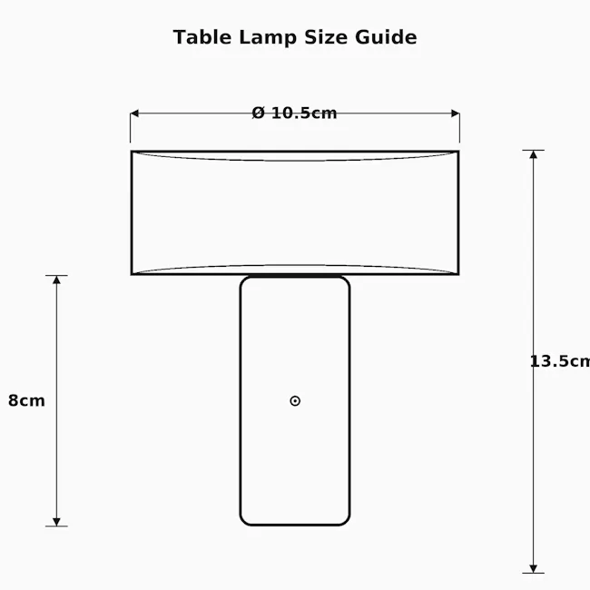 New Demand LED Table Lamp - Brown (Faux Leather) - 8